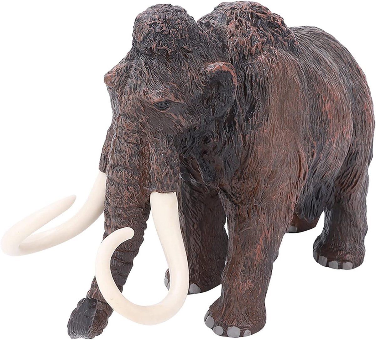 SnelShoppen - Speelgoedmodel Diermodel Old Mammoth - Non-toxisch, Zacht, Kindvriendelijk, Educatief, Voor Kinderen, Decoratie, Natuurbeleving