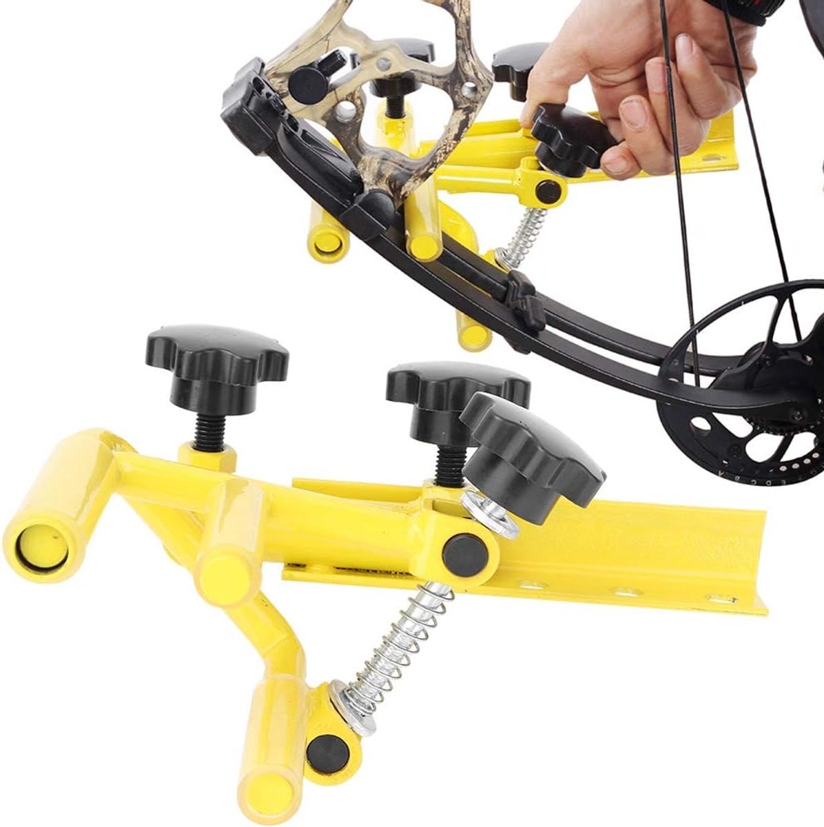SnelShoppen - Booghouder 360 Graden Rotatie, Stabiele Metaalconstructie, Compound Boog Vise voor Reparatie en Onderhoud van Boogaccessoires