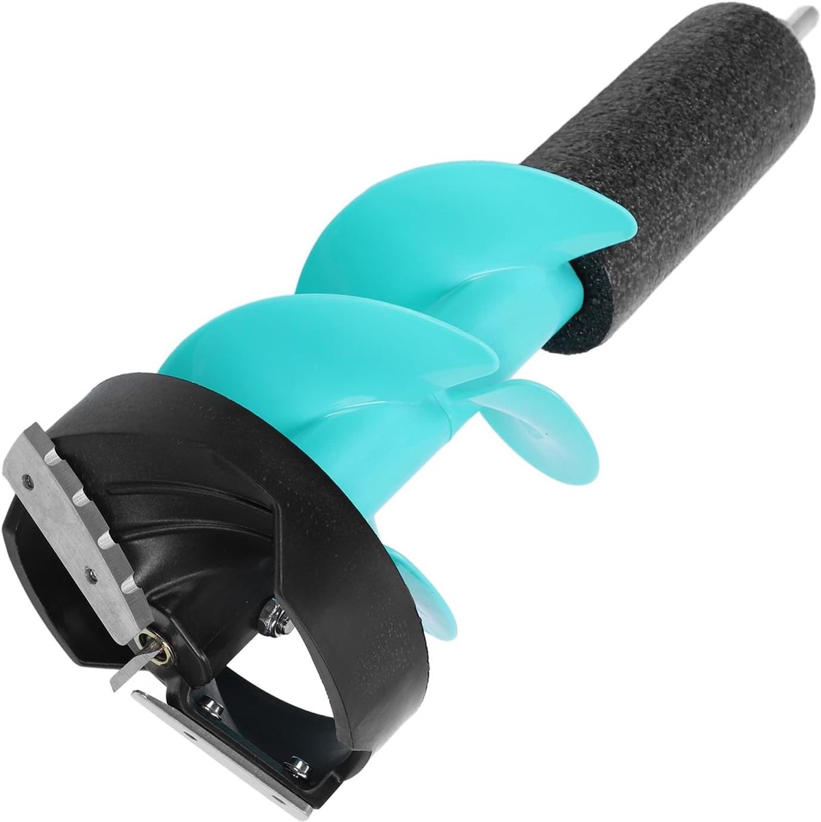 SnelShoppen - 6 Inch Elektrische IJsboorset met Scherpe Messen, Slagvaste IJsboorvijzel, Universele Adapter voor Professionele Vissers, Ideaal voor Ca