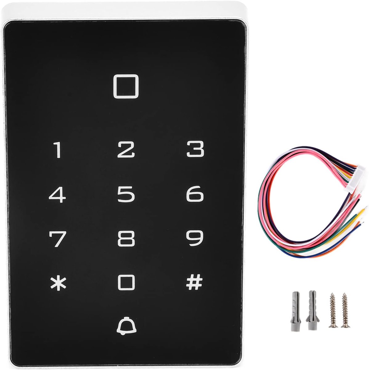 SnelShoppen - Toegangscontroletoetsenbord met Achtergrondverlichting - Deurtoegangscontrole Touch Type DC12 tot 24V - Ideaal voor Woonfabrieken, Magaz