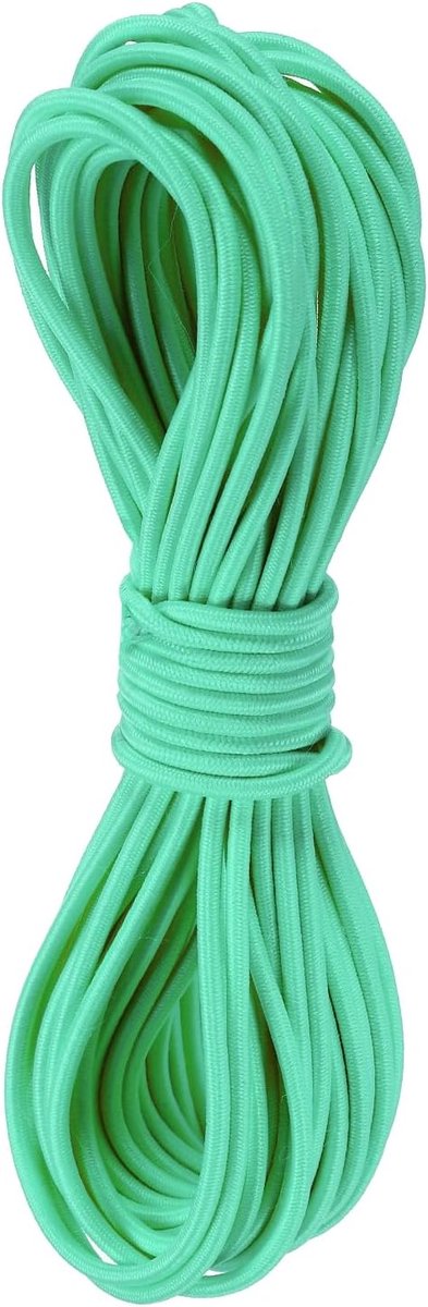 SnelShoppen - Elastisch Koord Stretch Touw 2.8mm 11m Lang Rubber Touw - Blauw Groen - Voor Naaien, Kamperen, DIY Creaties, Kralenkettingen, Buitenacti