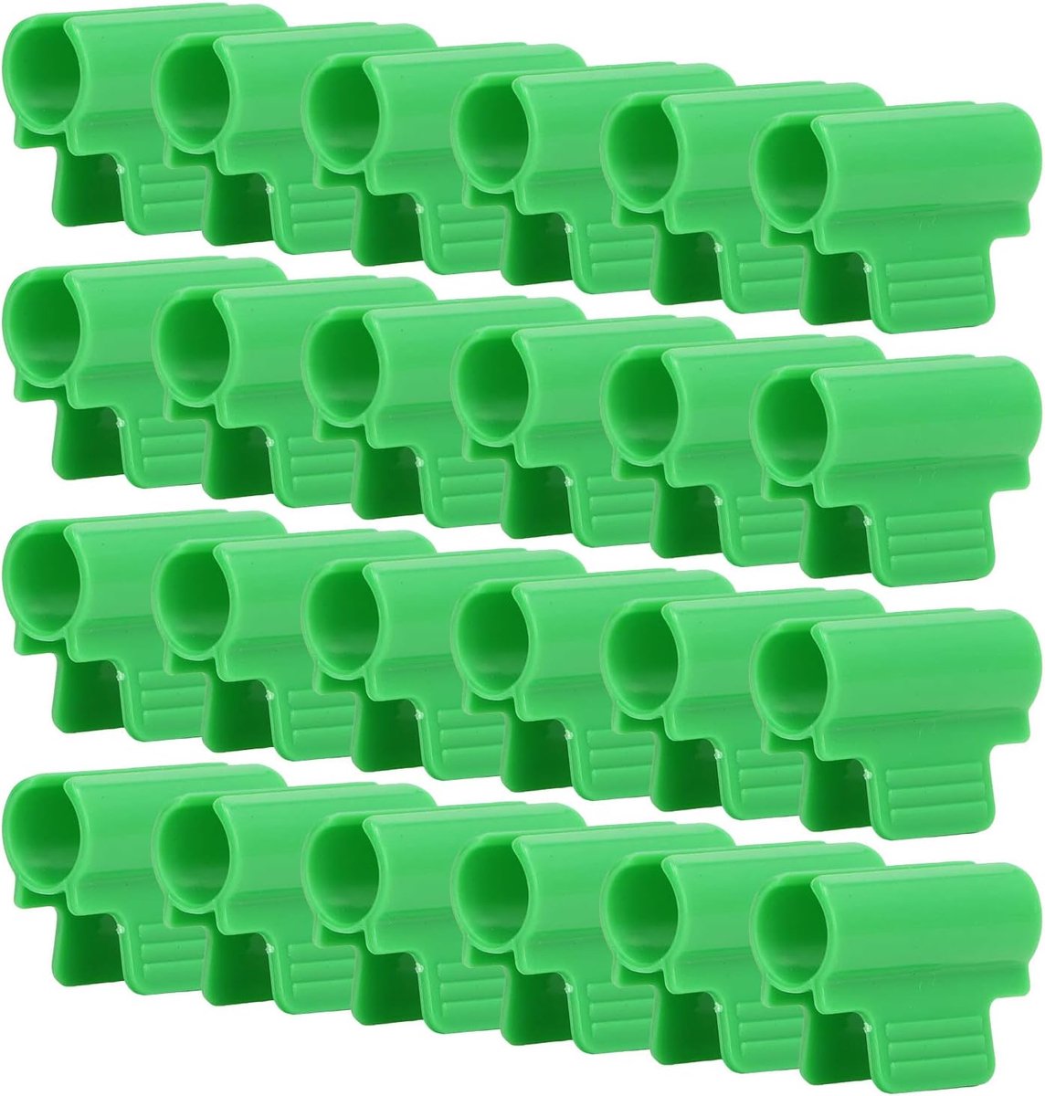 Plantclips 24pcs - 19mm - duurzame kunststof - geschikt voor kassen en netten - ShopVlot