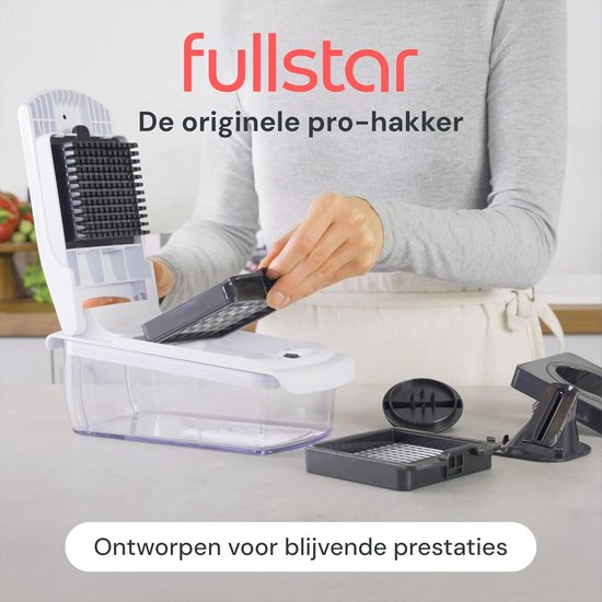 Groente Chopper - Snijmachine Keuken - Maaltijd Voorbereiden - Roestbestendige Messen - 1.2 Liter Capaciteit - Wit van Groente — afbeelding 3