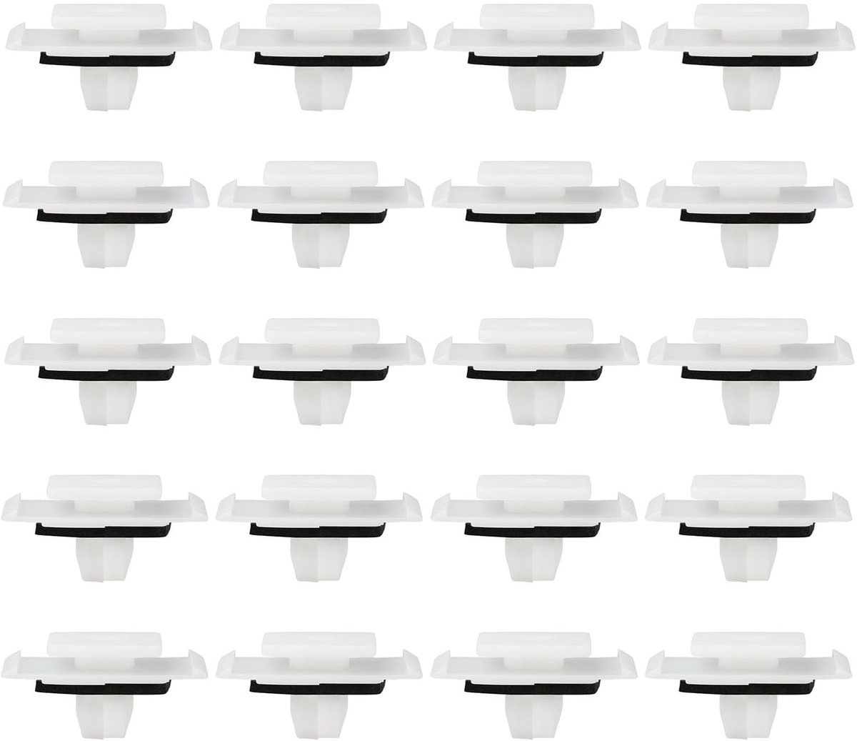 SnelShoppen - 20 Stuks Zijscherm Strip Moulding Bevestigingsclips Voor Kia Sorento - Makkelijk Te Installeren - Precisie Passend - 17.9x32x16.5mm
