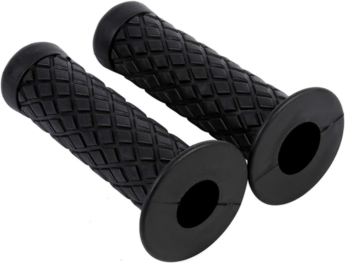 SnelShoppen - Rubber Handvatten, Comfort Grip 3.5 Cm Motorfiets Grip met 22 Mm Binnen Diameter, Eenvoudige Installatie, Geschikt voor Motoren met 22 M