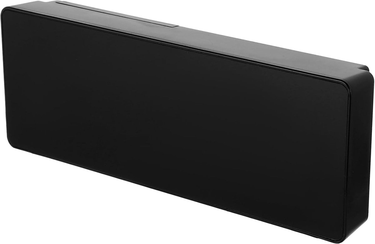 SnelShoppen - Digitale LED-wekker met meervoudig alarmfunctie, spraak, temperatuurweergave, modern design voor slaapkamer en kantoor, werkt op stroom,
