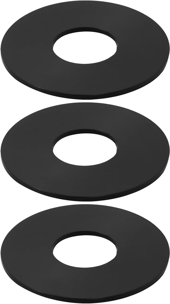 SnelShoppen - 3Pcs Toiletklepafdichting Vervangonderdeel 405006 Geschikt voor Caroma Oude Model Toiletten, 63.7mm, Hoogwaardige Rubber, Perfecte Pasvo