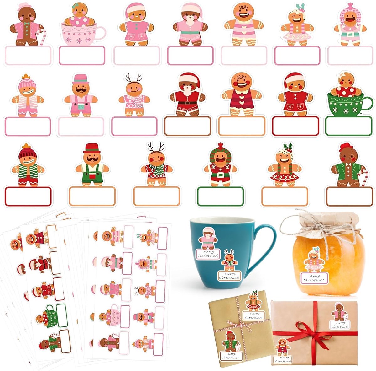 Pack of 240 Self Adhesive Notes Christmas Notepad Christmas Self Adhesive Notes Mini Christmas Notes Small Christmas - ShopVlot