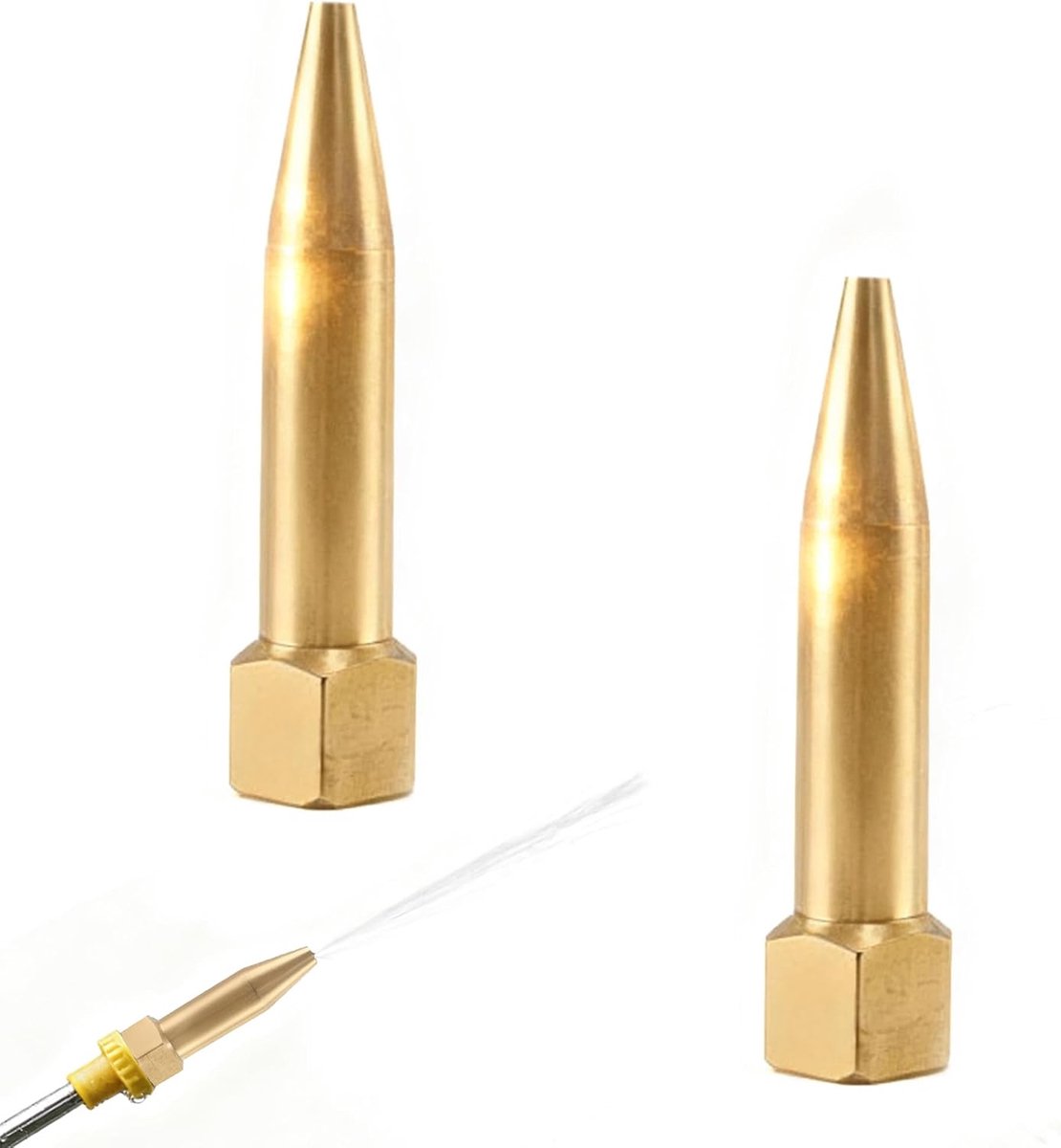 ZAHD High Pressure Nozzle, M14 Thread Long Range, Agricultural Use for High Pressure Sprinkler, Copper Threaded for - ShopVlot