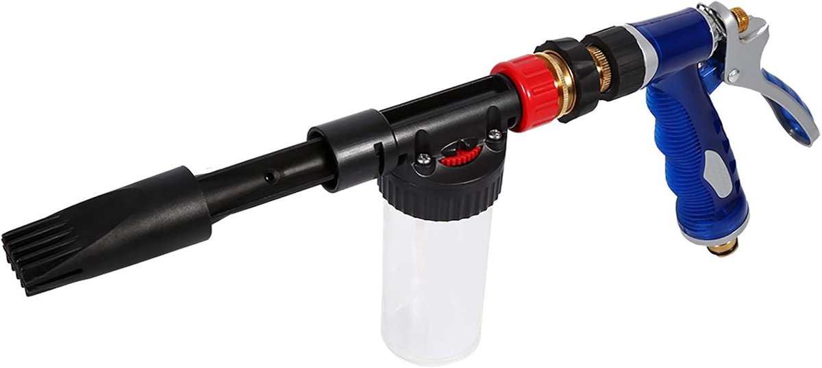 SnelShoppen - Auto Was Schuim Spuitpistool, 2-in-1 Reiniging, Schuim, Water, Auto, Kanon Spuit, Hoog Reinigingsvermogen, 100 ml Capaciteit, Ideaal voo