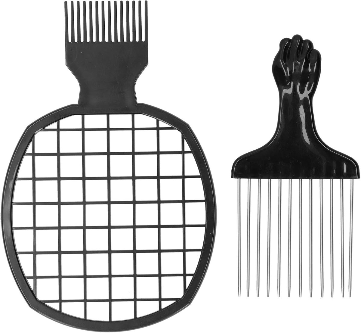 SnelShoppen - Haar twistkam set met brede tanden, kam voor krullend haar, professionele kappersgereedschap voor Afrikaanse kapsels en DIY haarstijl