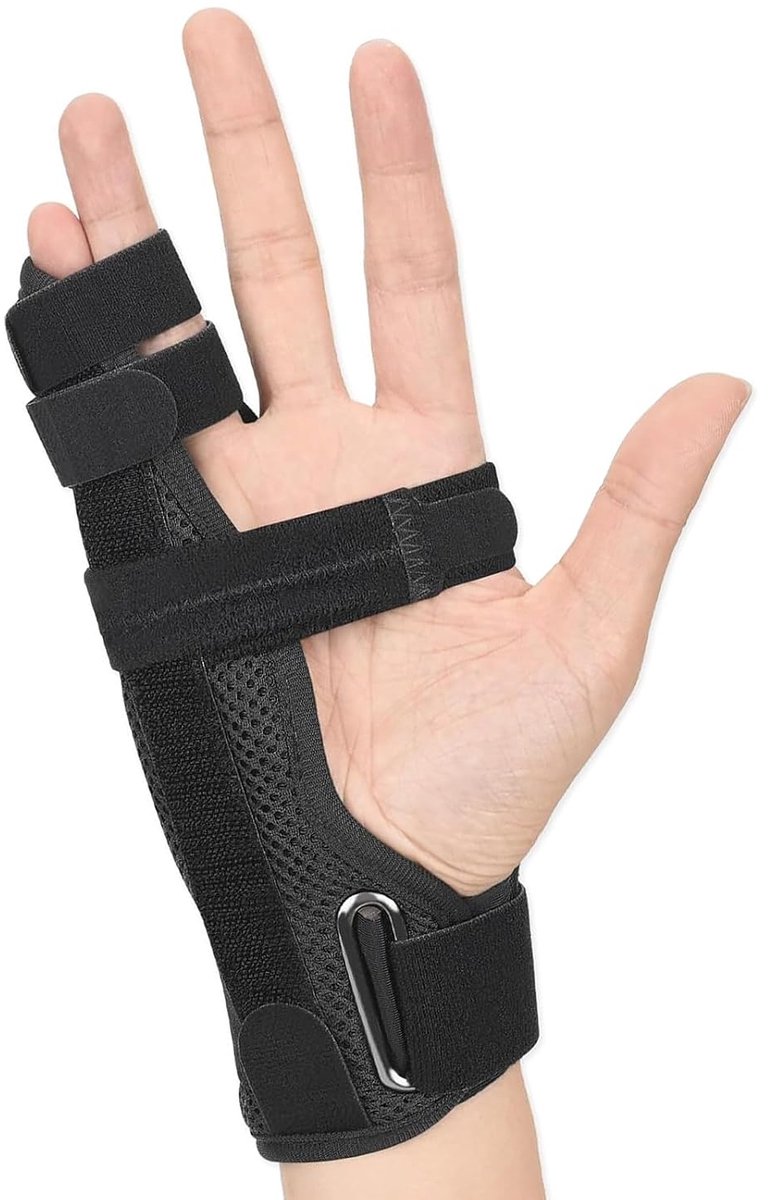 1 Piece Finger Splint, Adjustable Finger Splint, Middle Hand Splint for Broken Fingers, Adjustable Finger Splint - ShopVlot