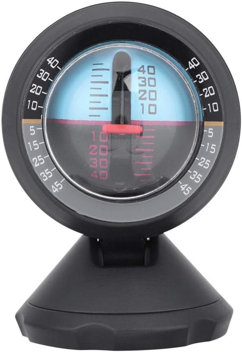 SnelShoppen - Auto Hellingsmeter Niveau Meter Gradient Balancer Tool voor Auto Voertuig - Waterdicht, Hoge Gevoeligheid, Ideaal voor Auto Onderhoud