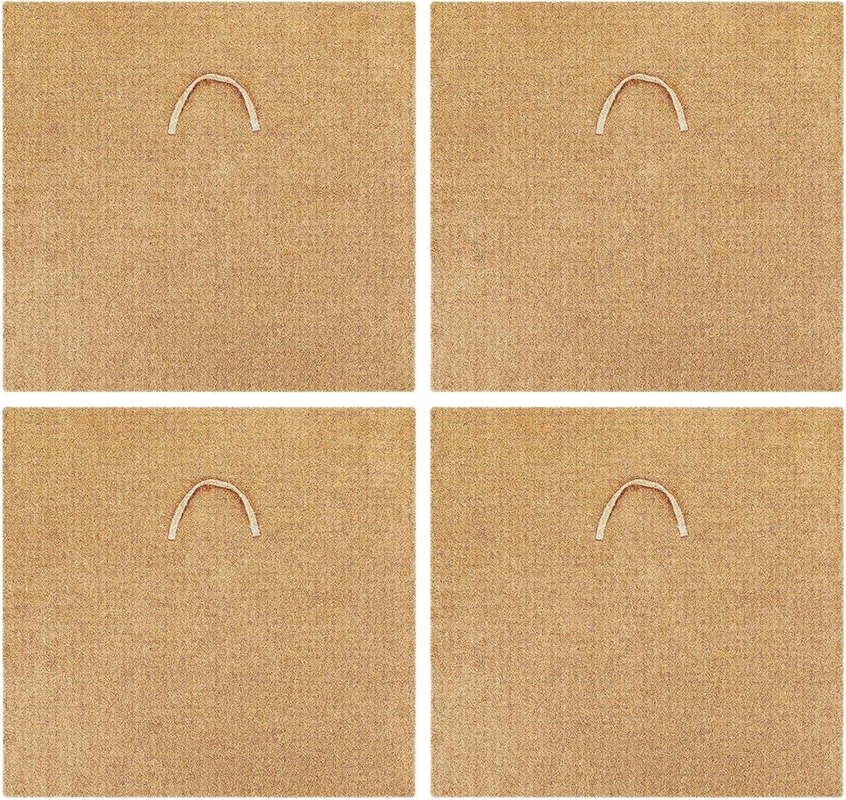 Wormenbak Dekens - Compost Dekens - Compostering Verbeteren - Natuurlijk Jutevezel - 60 x 60 cm - Bruin