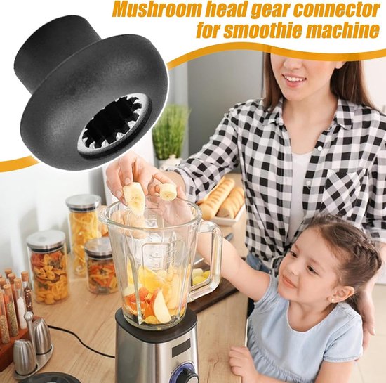 Blender Paddestoel Hoofd - Vervangende Onderdelen - Drankjes Maken - Eenvoudig te Installeren - 197 Inch Diameter - Meerkleurig — afbeelding 5