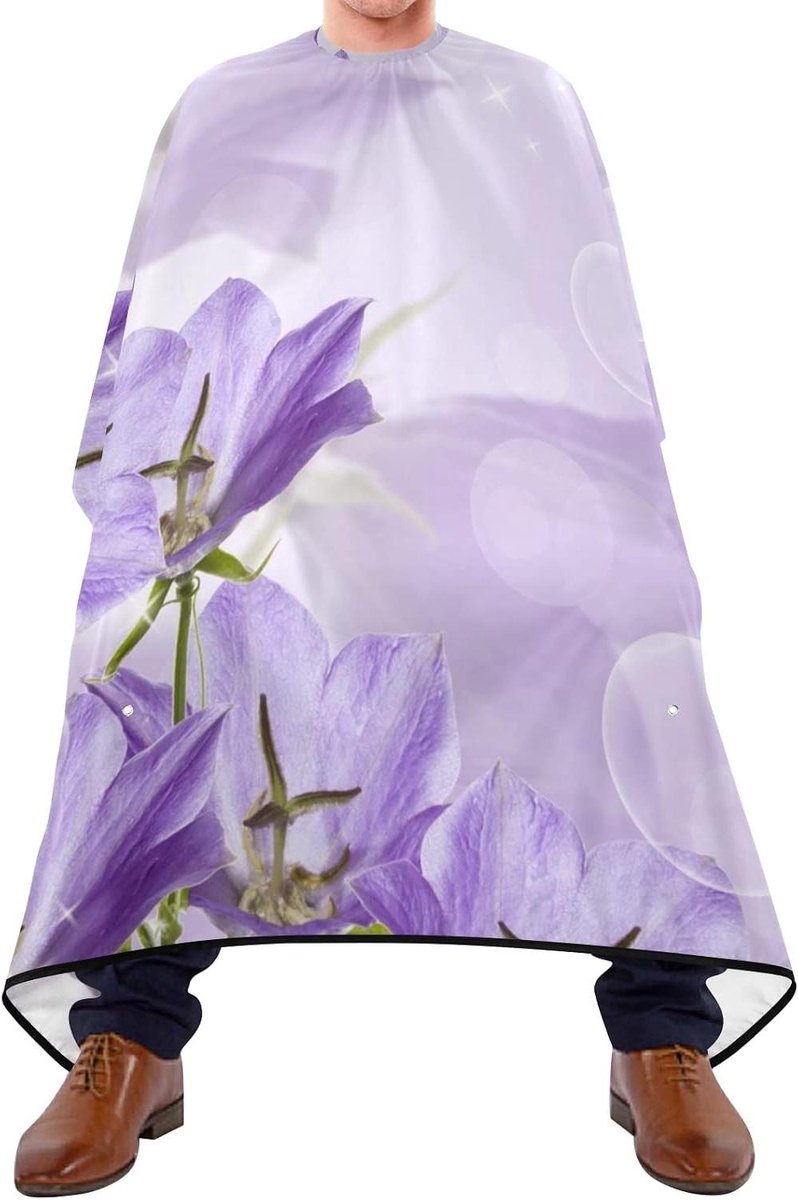 Haarknip Cape - Kappersmantel Salon Jurk - Haar Knippen - Antistatische Polyester - 140x170cm - Paars