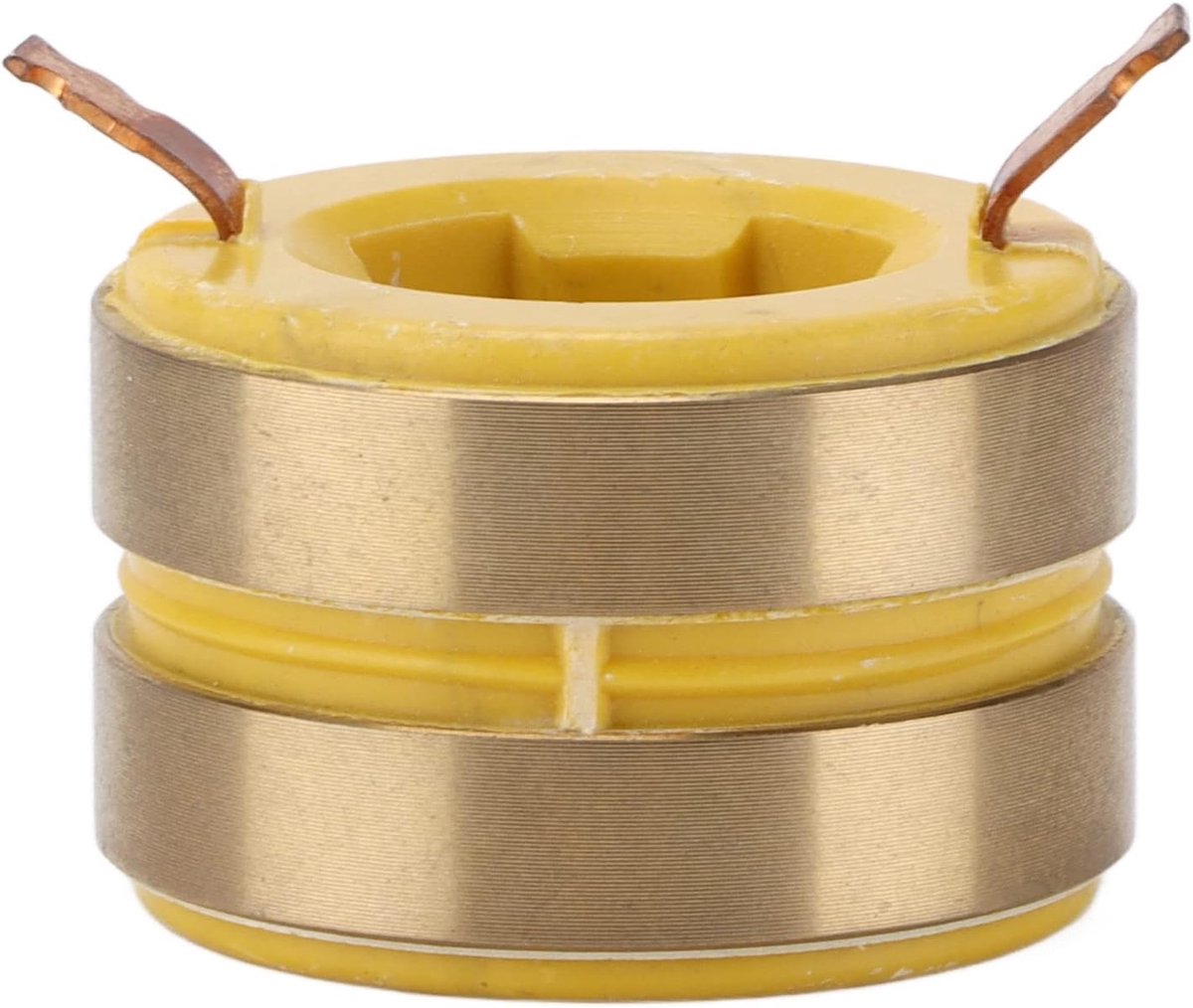 SnelShoppen - Messing Slipring Connector 2-Weg 22mm ID 38mm OD voor 168F Benzinemotor Onderdelen - Conductieve Ring voor Motoren - Eenvoudige Installa