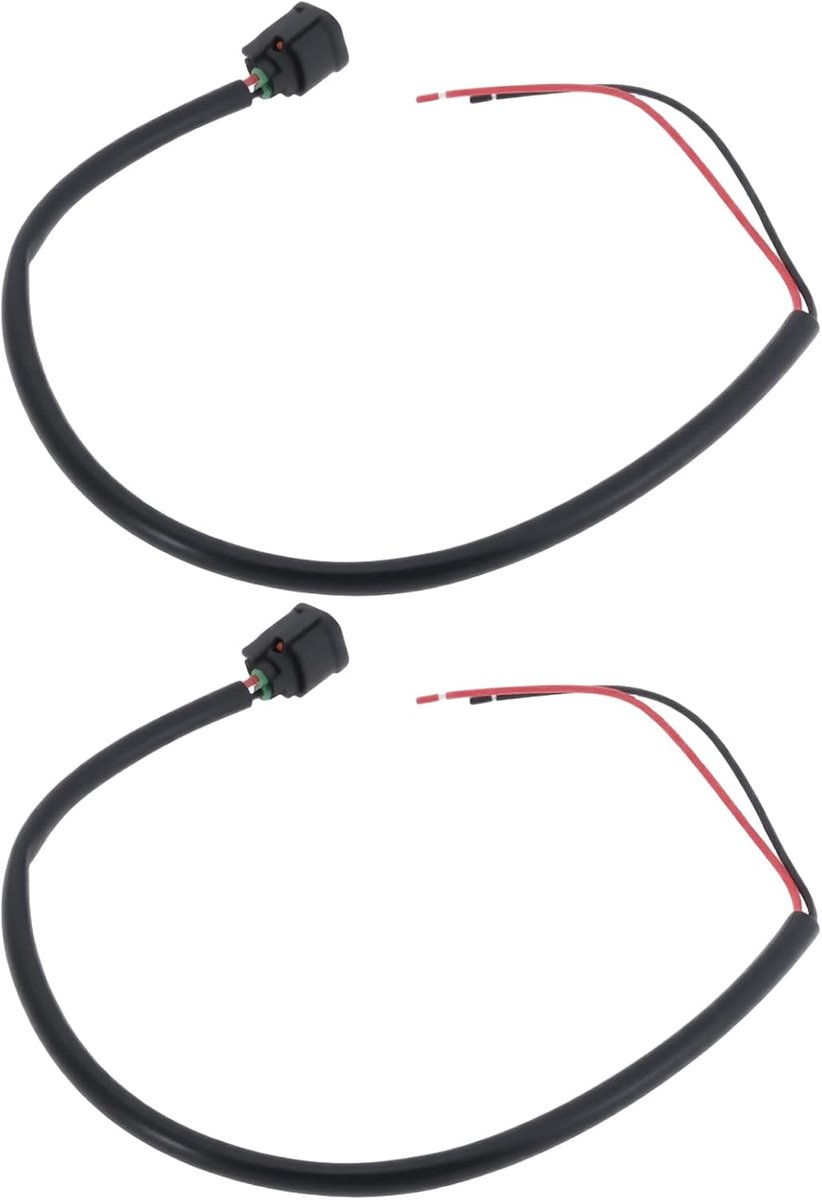 SnelShoppen - 2Pcs Motorfiets 2-Pin Hulpaansluitconnector Socket 12V Plug Adapter Draad Geschikt voor Honda XL750 Transalp 750 2023-2025