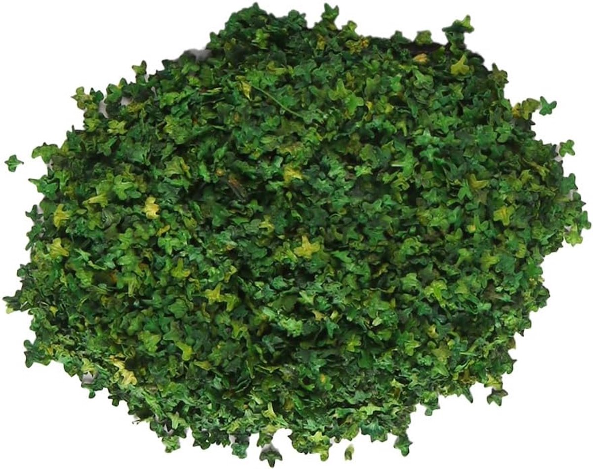 Miniatuur bladeren 35ml - groene kleur - realistische simulatie - ideaal voor diorama's - SnelShoppen