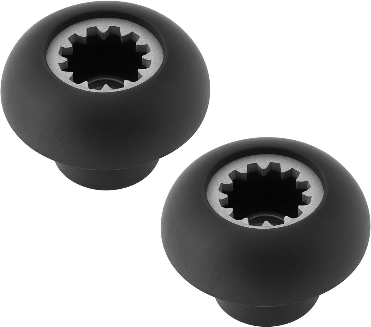 SnelShoppen - 2 Stuks Blender Aandrijfas RVS Aandrijfstuk 2x2.8cm Tandwiel Koppeling Mixer Onderdelen Voor Smoothie Machines Sojamelk Mixers