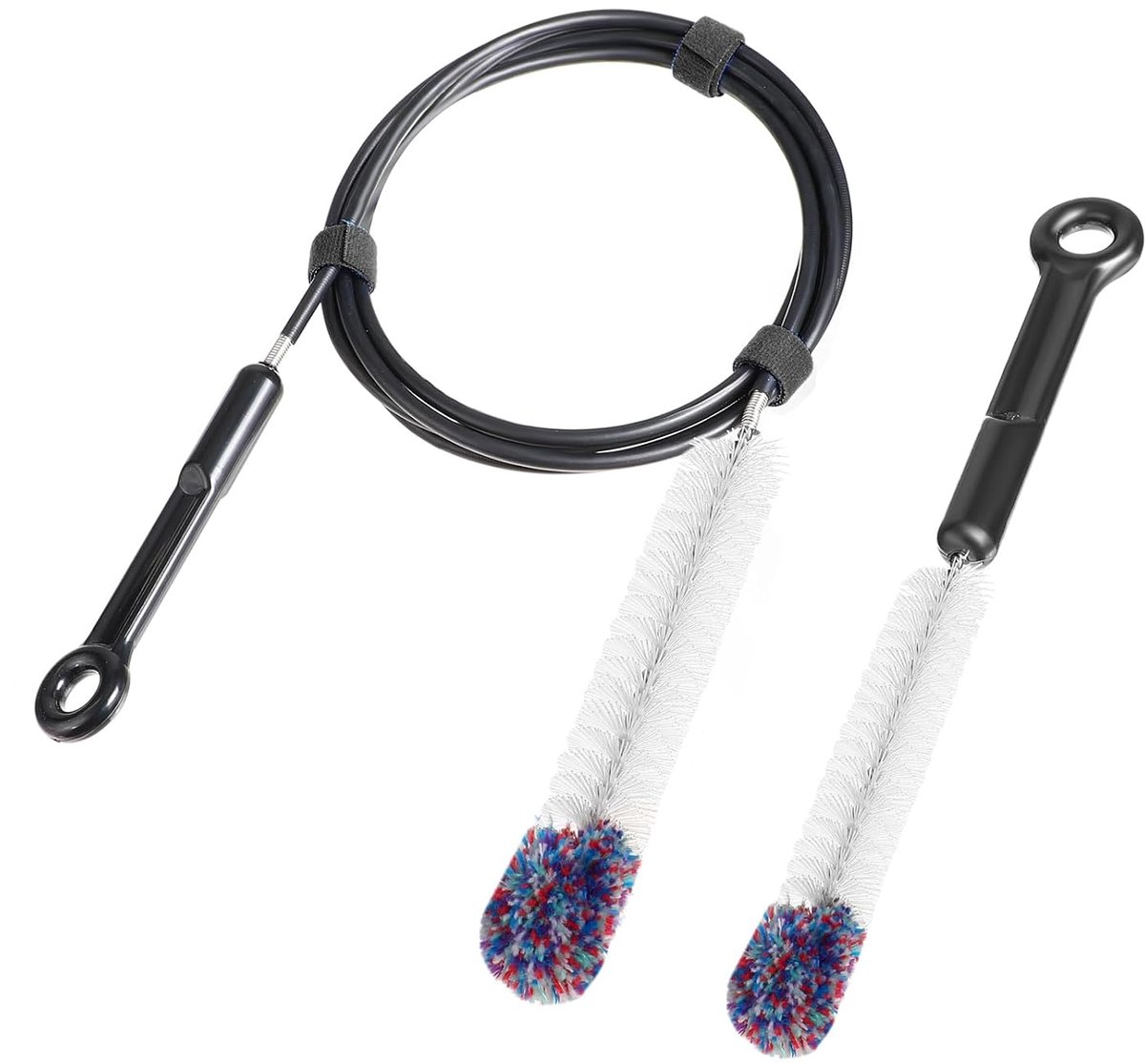 SnelShoppen - 2 Stuks CPAP Slang Borstels - Zachte Slangborstels voor 18 mm en 22 mm CPAP Slangen - Hoogwaardige Nylon en Katoen - Effectieve Reinigin