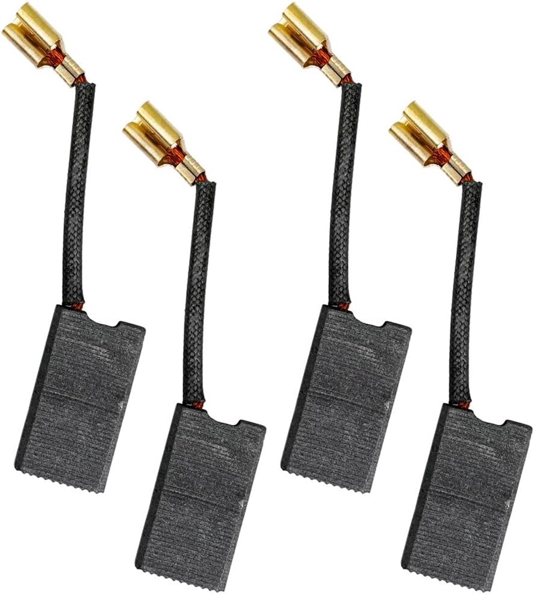 SnelShoppen - 4 Stuks Carbon Borstels 6x12x22 mm voor Boorhamers, Vervangende Onderdelen voor Power Tools, Hoogwaardige Kwaliteit, Eenvoudige Installa