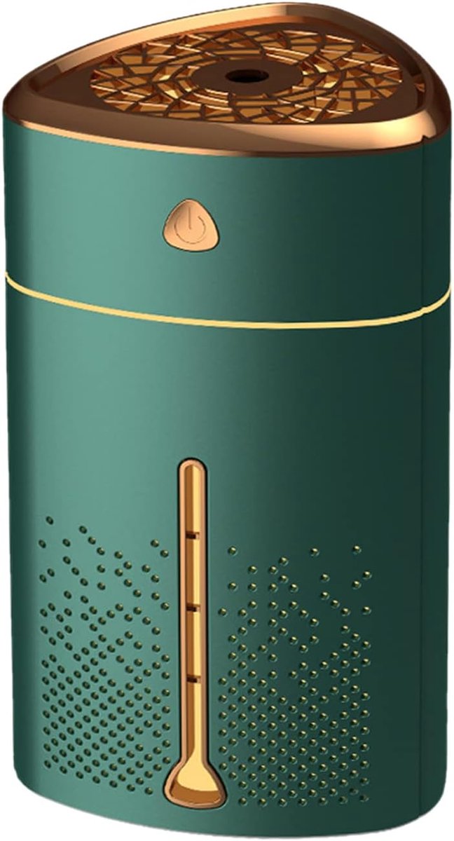 SnelShoppen - 1L Koele Mist Luchtbevochtiger voor Slaapkamer, Top Fill Essentiële Olie Diffuser met 7 Kleurveranderende LED Lichten, USB Voeding voor