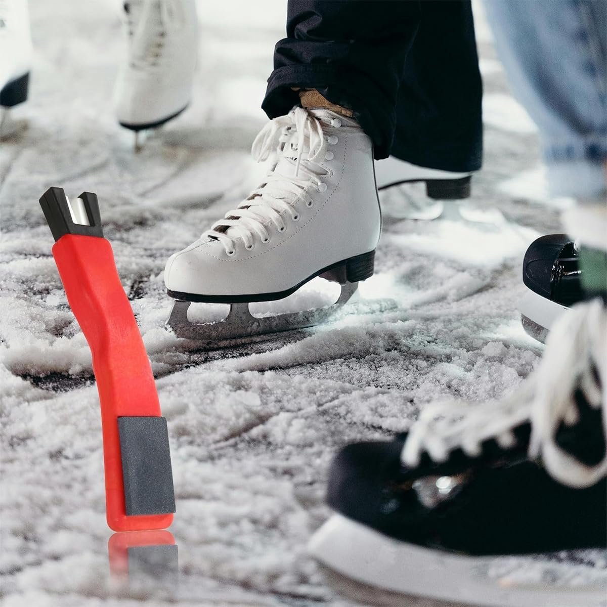 SnelShoppen - IJs Skate Slijper Draagbare Schaats Slijper Whetstone IJs Hockey Schaatsen Slijpen Gereedschap Grindsteen