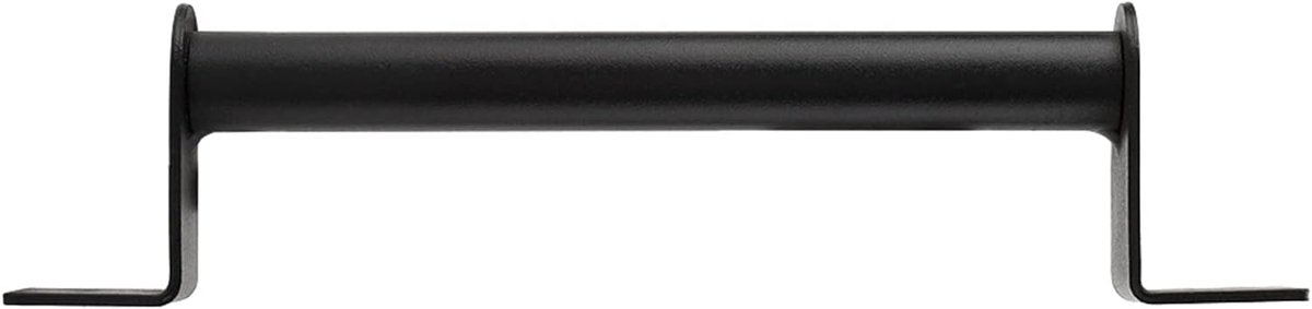 SnelShoppen - Zwarte Stevige Carbon Staal Trekhandgreep voor Schuifdeur, Scheurdeur Hardware, Houten Poort, Vintage Elegant Design