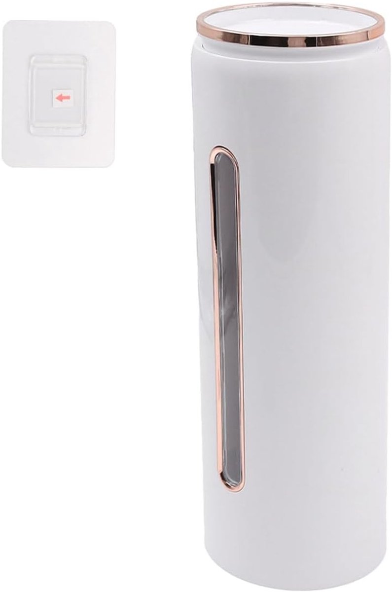 SnelShoppen - Tiardey Dispenser voor Bekers, Waterbeker Houder, Wandmontage voor Papieren Cones van Kunststof, Wit, Ideaal voor Thuis, Kantoor, School