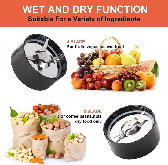 Multifunctionele Blender - Sapcentrifuge Mixer - Gezonde Dranken Maken - 5-in-1 Keukenhulp - 125 Liter Kan - Zilver — afbeelding 5