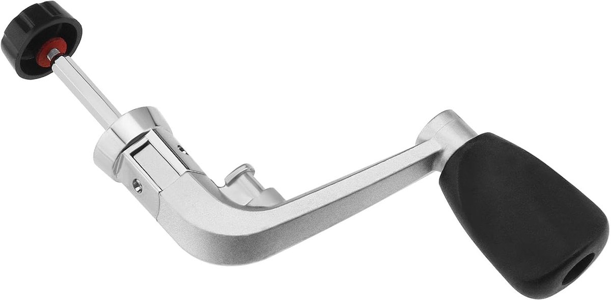 Visspoel Handvat Vouwbaar 110mm - Metaal + Kunststof - Universele Compatibiliteit - Verbeterde Visprestaties - ShopVlot