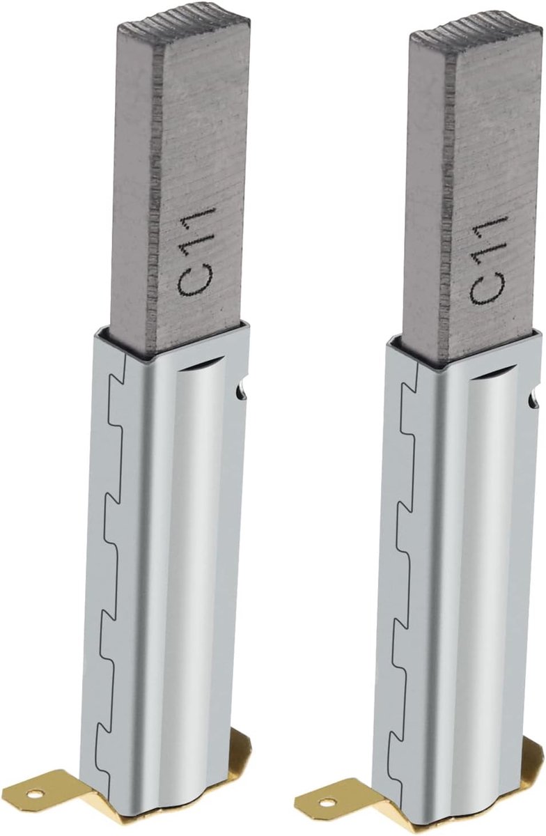 Carbon borstels 11x6x29mm - vervangingsset voor industriële stofzuiger 30/60/70/80/90L - duurzaam en krachtig - ShopVlot