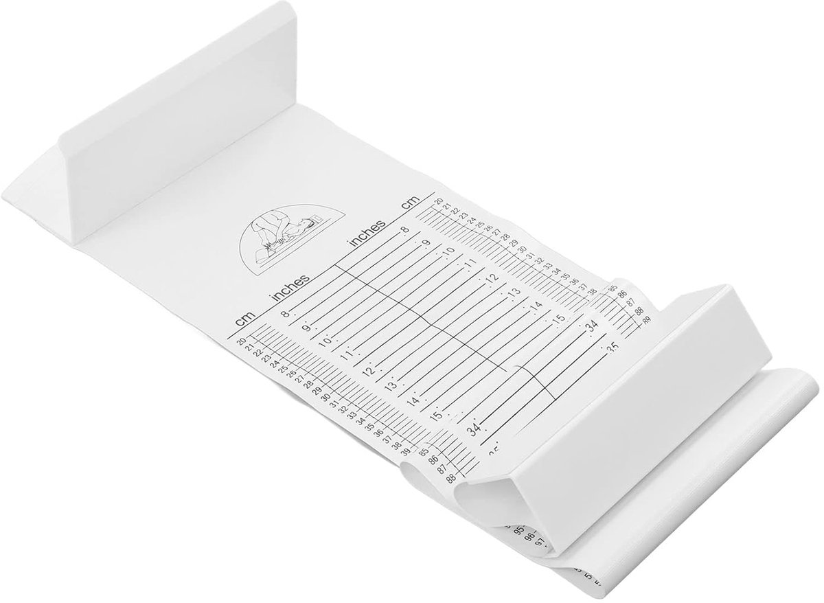 SnelShoppen - Baby Hoogtemeting Mat, Maat Ruler voor Baby's, Gezond Materiaal, Accurates Meten, Ruimtebesparend, Ideaal voor Thuisgebruik, Baby Essent