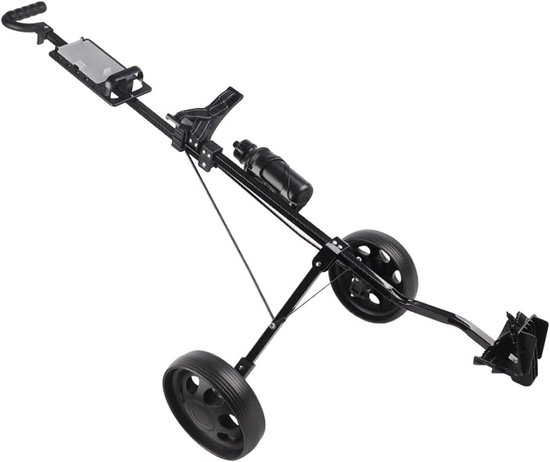 Golf Trolley - Golftrolley Duwkar - Golfen Lopen - Opvouwbaar Ontwerp - 86 x 24 x 23 cm - null van GOLF — afbeelding 4