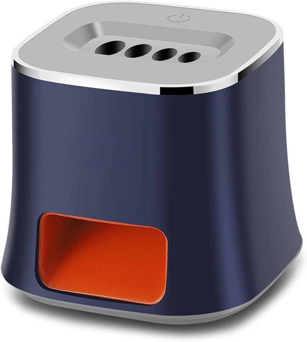 SnelShoppen - Automatische Pinda- en Zonnebloempitenschiller - Efficiënte Peeling Machine voor Noten - RVS Keukenapparaat - Blauw - Bespaar Tijd en In