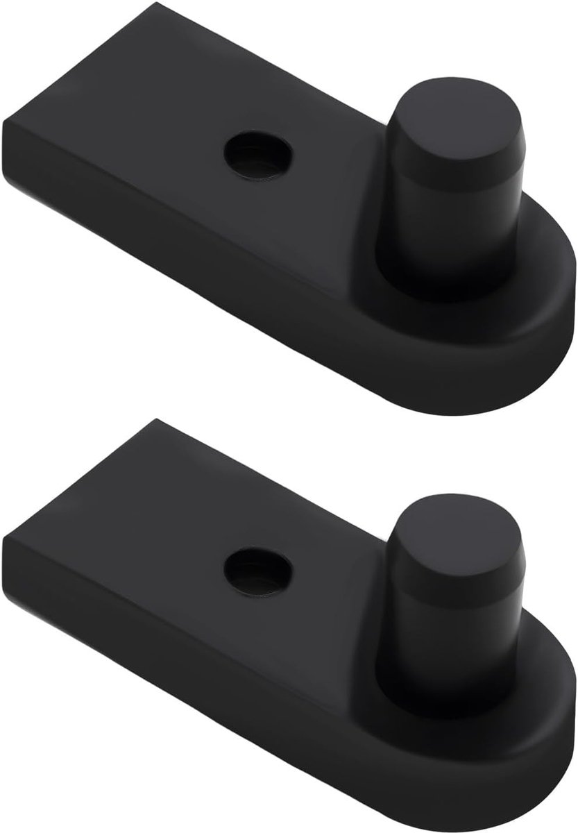 SnelShoppen - Douchedeur Scharnier Vervanging, 2 Stuks, Enkel Pin Pivot 0.8cm | Geschikt voor Badkamer, Balkon, Vrije Swingende Glazen Deur