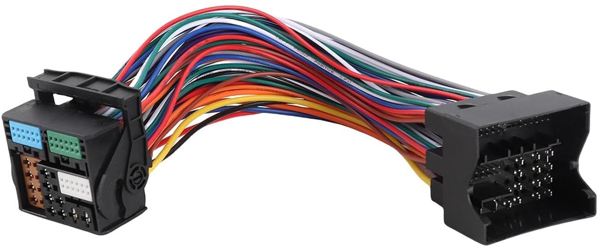 SnelShoppen - 23cm 52 PIN MQB Verlengkabel Auto Stereo Adapter Kabel - Hoogwaardige Car Audio Accessoires voor Radio-installatie