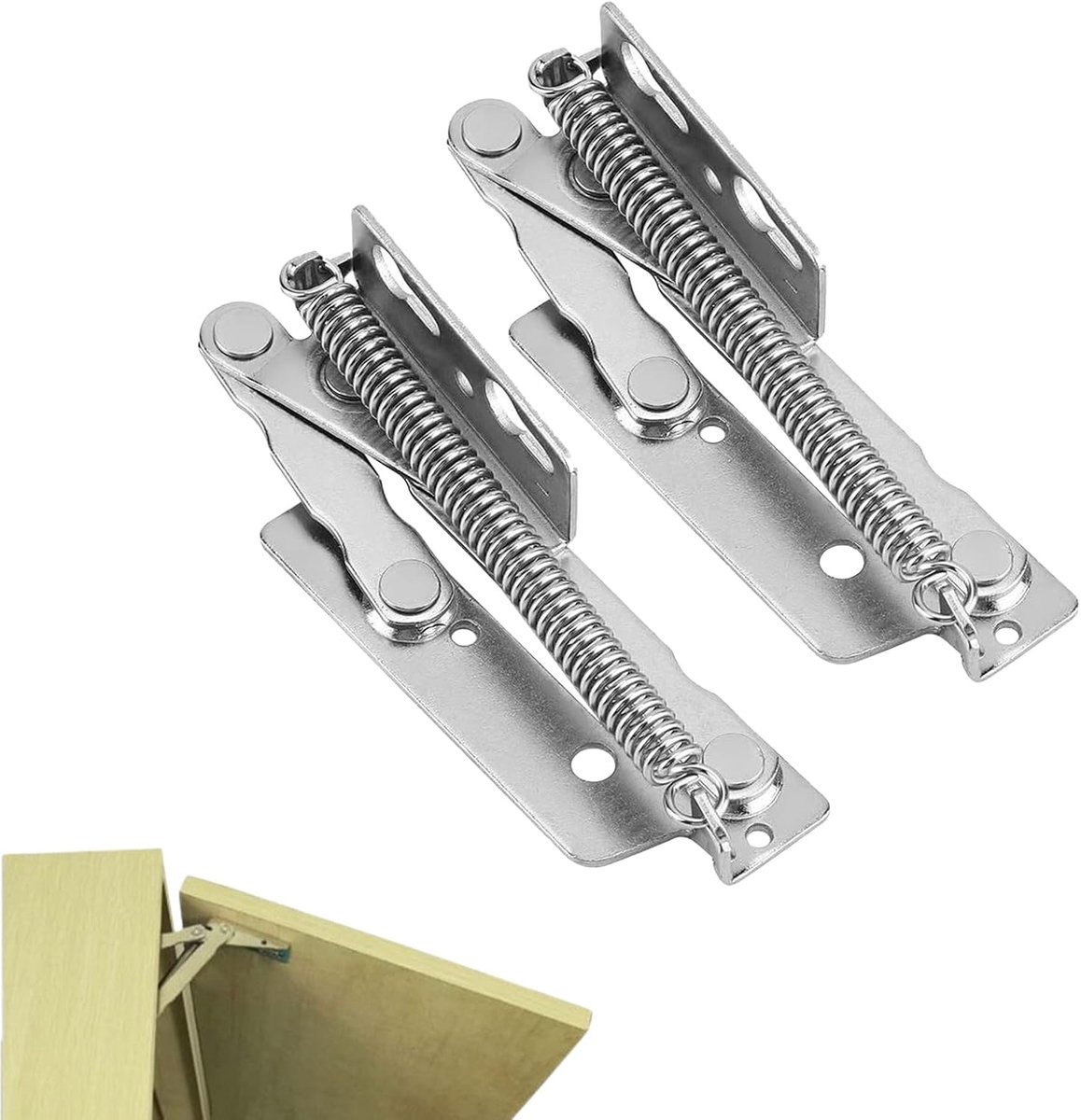 2 Pieces N Scissor Hinge, Gas Spring Lid Hinge, for 0p the Sofa, Folding Bed, Lid Support - ShopVlot