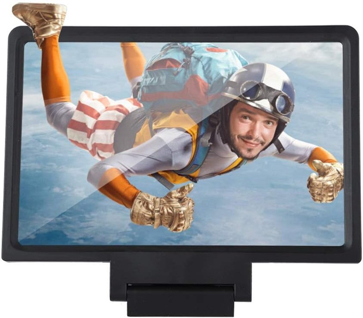 SnelShoppen - Ejoyous Telefoon Scherm Vergrootglas 1.5x HD Vergrootglas met Optische Technologie voor Mobiele Films en Lezen, Lichtgewicht en Draagbaa
