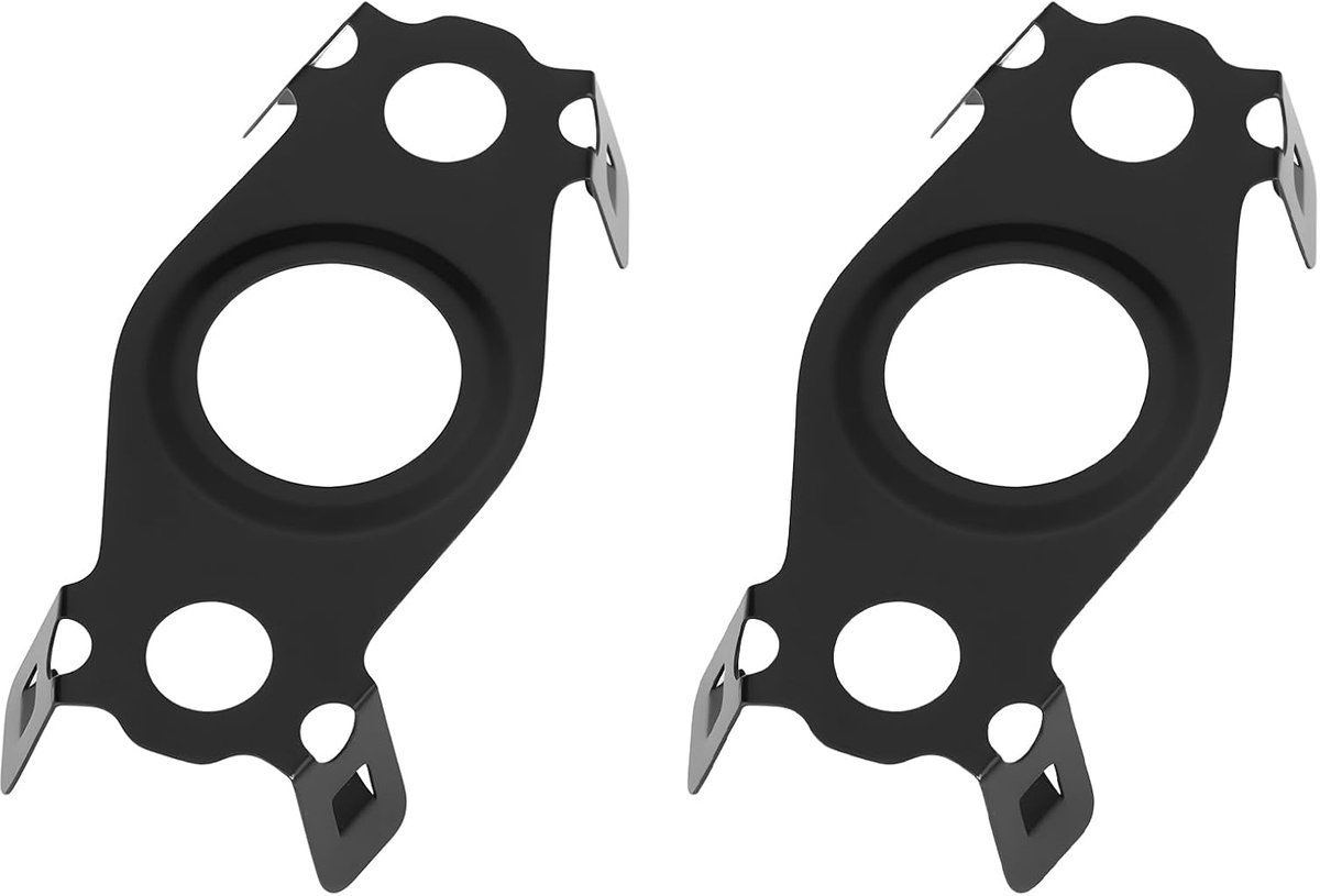 SnelShoppen - Autoafdichting 2 stuks voor Audi A1, A1 Sportback, A3 411-529 03L145757Q, hoogwaardig metaal, zwart, corrosieweerstand, thermische stabi