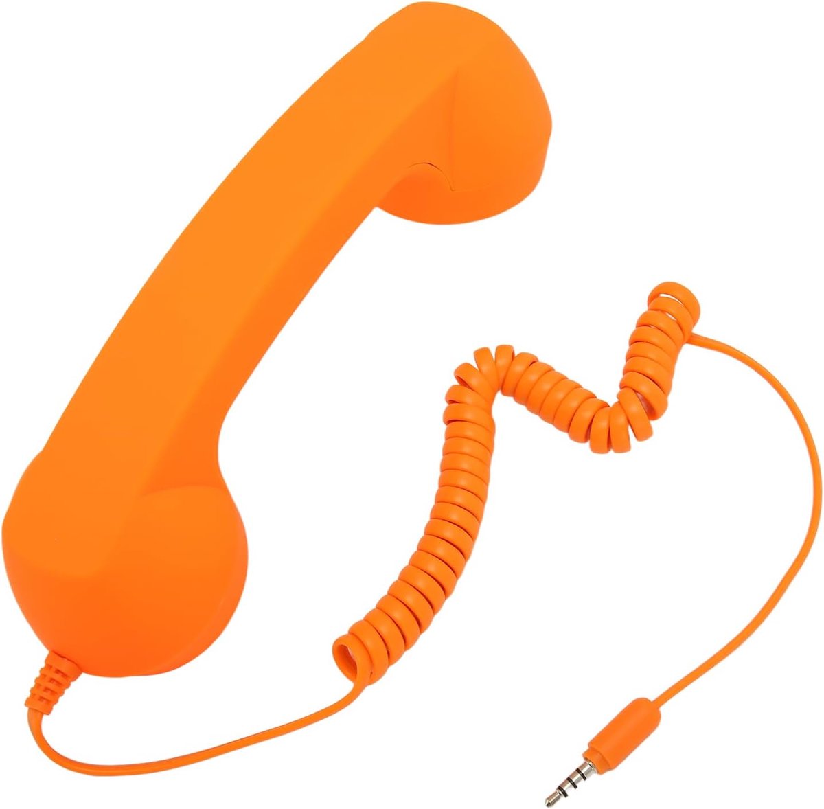 Ejoyous Wired Telephones, Wired Mobile Phones, Wired Mobile Phones with 3.5 Mm Jackplug, 9 Ft Spiral Cable, for - ShopVlot