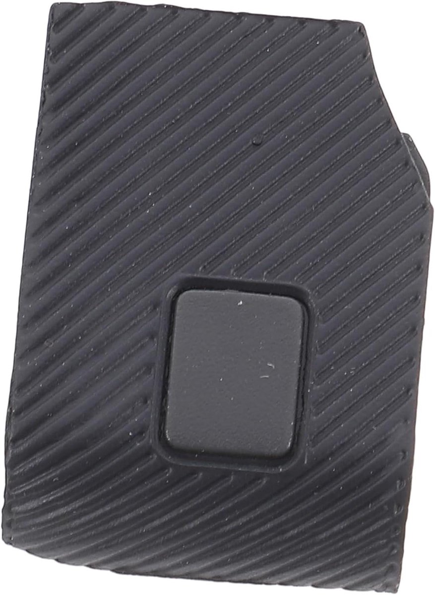 Batterijhouder Camera - Batterijklepje Vervanging - Camera Beschermen - Metaal en Siliconen - 2.3 x 1.8 x 0.5 cm - Zwart