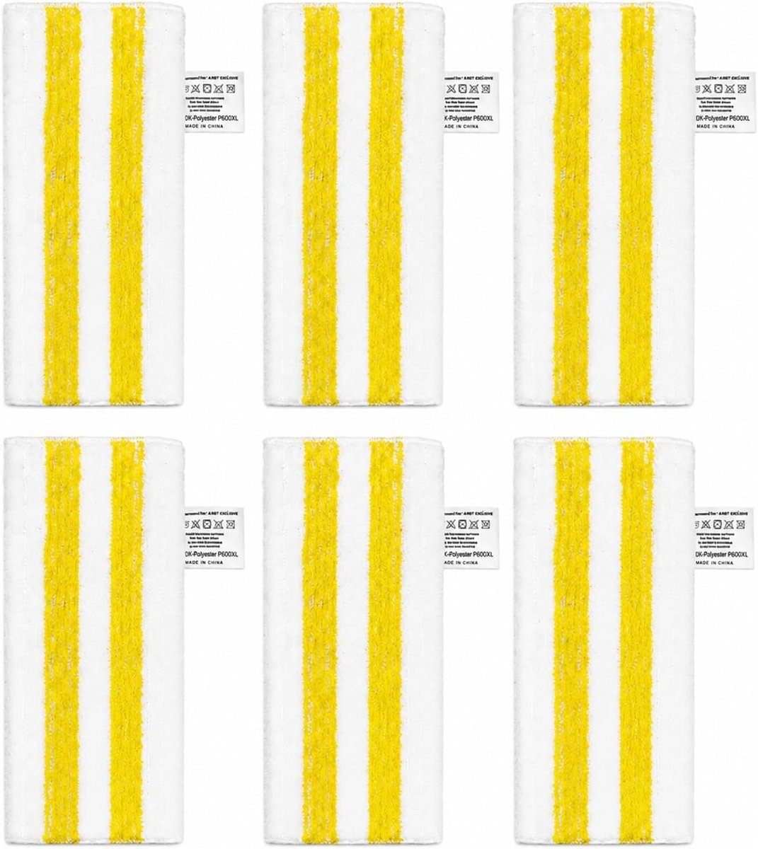 Set van 6 microvezelreinigingsdoeken voor stoomreinigers - Geschikt voor EasyFix SC 2, SC 3, SC 4 en SC 5, ideaal voor grondige reiniging en onderhoud