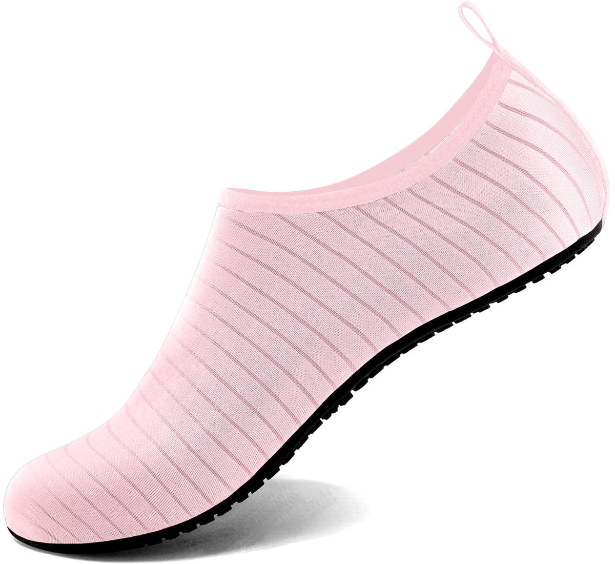 SnelShoppen - Steppli Waterschoenen, Badschoenen, Zwemschoenen, Aquaschoenen, Strandschoenen, Dames en Heren, Maat 40 EU, Roze Strepen, Perfect voor S