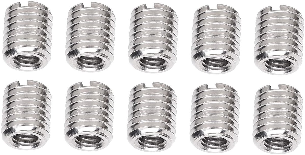 Plies en Fixing Hardware Set met 10 Stuks Insert Moeren voor M6X1.0 en M10X1.5 Draad, Ideaal voor Reparaties en Klussen