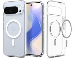 Coque arrière Spigen Ultra Hybrid compatible MagSafe pour Google Pixel 10 Pro XL – Transparente/ White