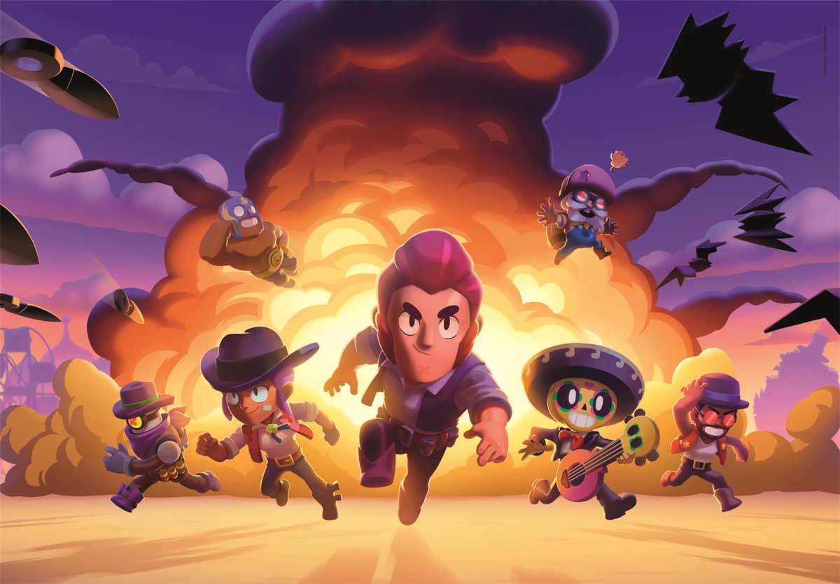 Clementoni - Puzzel - 180 Stukjes - Brawl Stars Design 3 - Kinderpuzzel - Legpuzzel - Vanaf 7 Jaar