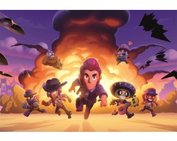 Clementoni - Puzzel - 180 Stukjes - Brawl Stars Design 3 - Kinderpuzzel - Legpuzzel - Vanaf 7 Jaar