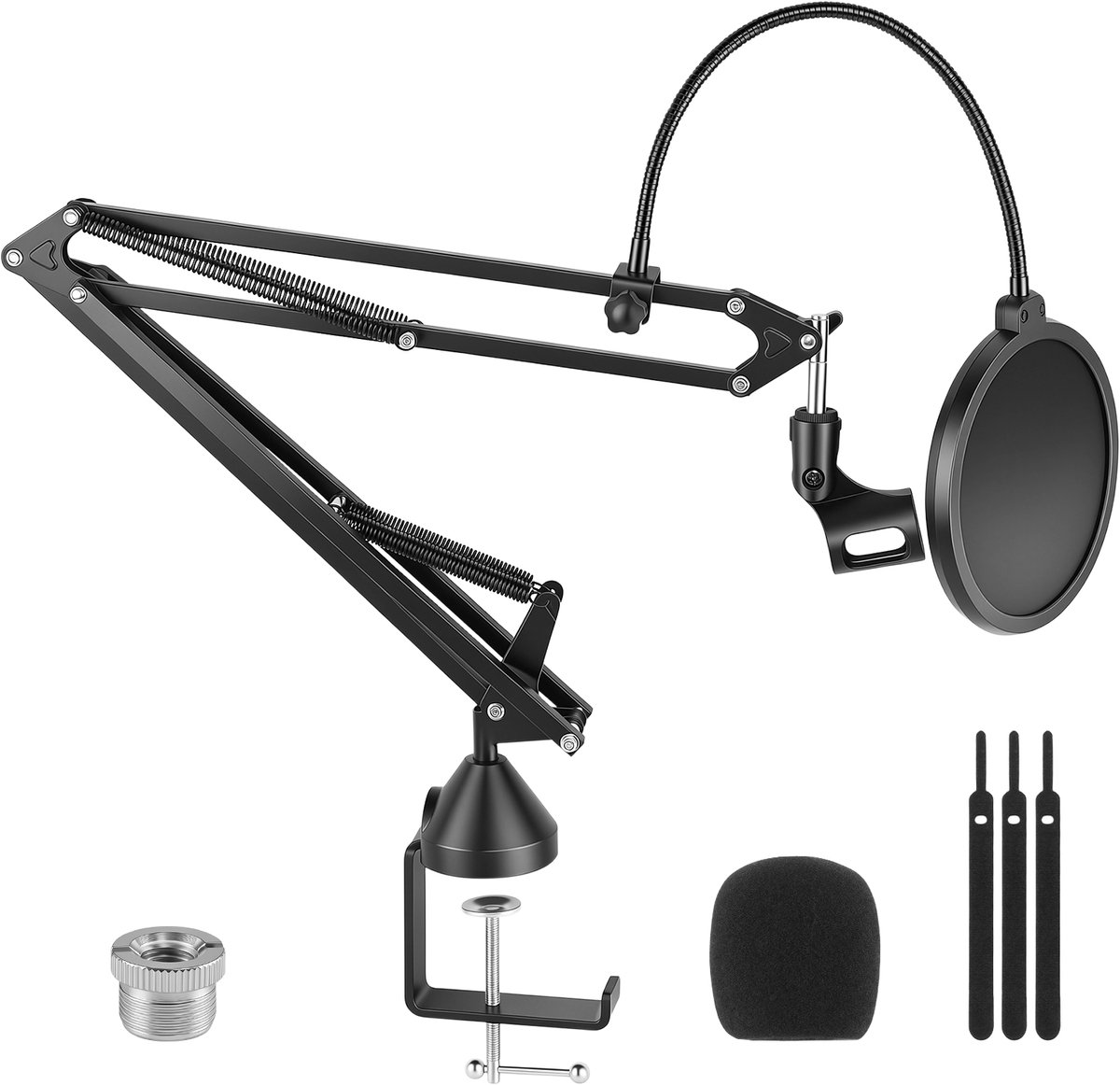 Microfoonstandaard Microfoonhouder Verstelbare microfoonarm 3/8" tot 5/8"